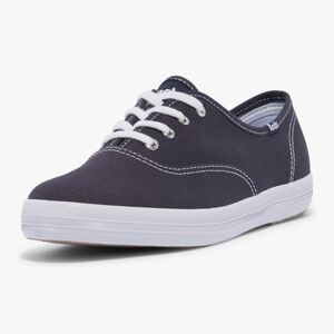 Keds Navy Canvas Low-Profile Sneaker with White Sole
